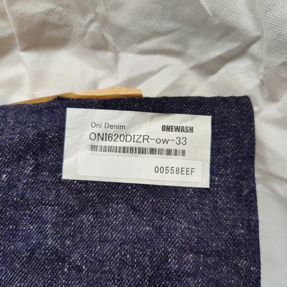 NWT ONI-620DIZR 20oz Dark Indigo Secret Denim Relax Tapered - Picture 3 of 9